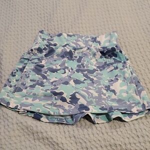 Garb Tessa Blue Camo Skort Skirt Girls 4T Age 3-4 UPF 50+ (#11)